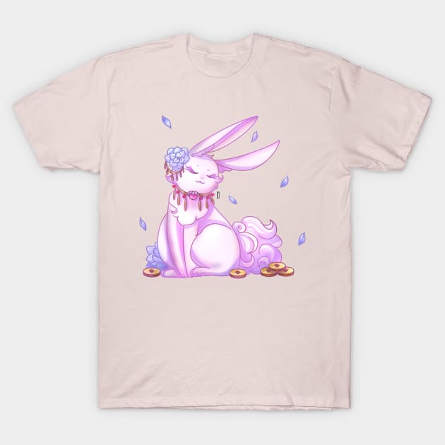 Elegant Bunny T-Shirt by darklightlantern@gmail.com